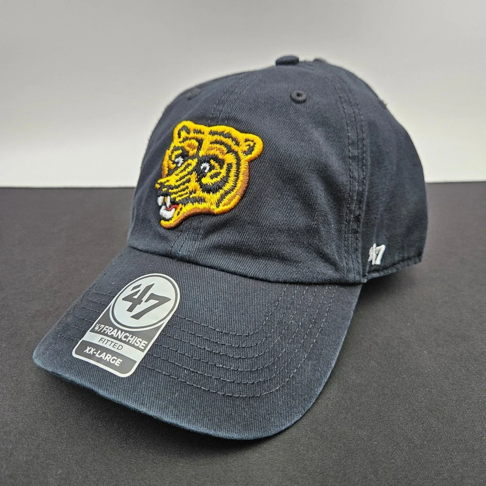 47 Brand Boston Bruins Vintage NHL Hat Black 47 Franchise Fitted Cap XXL New‎